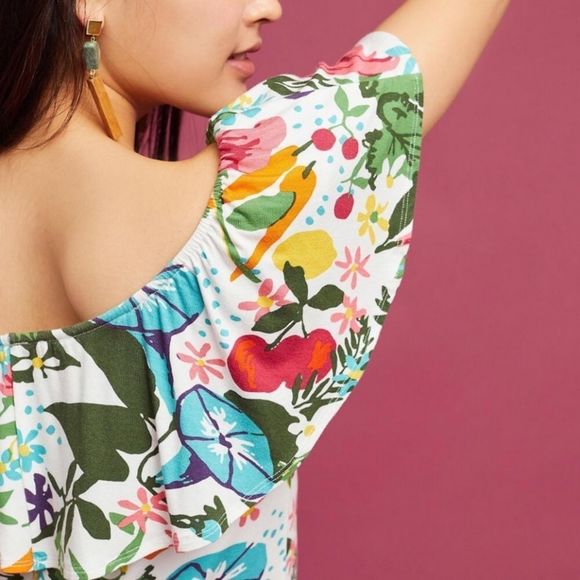 Postmark Cassandra Off The Shoulder Top NWT Large - Picture 3 of 11